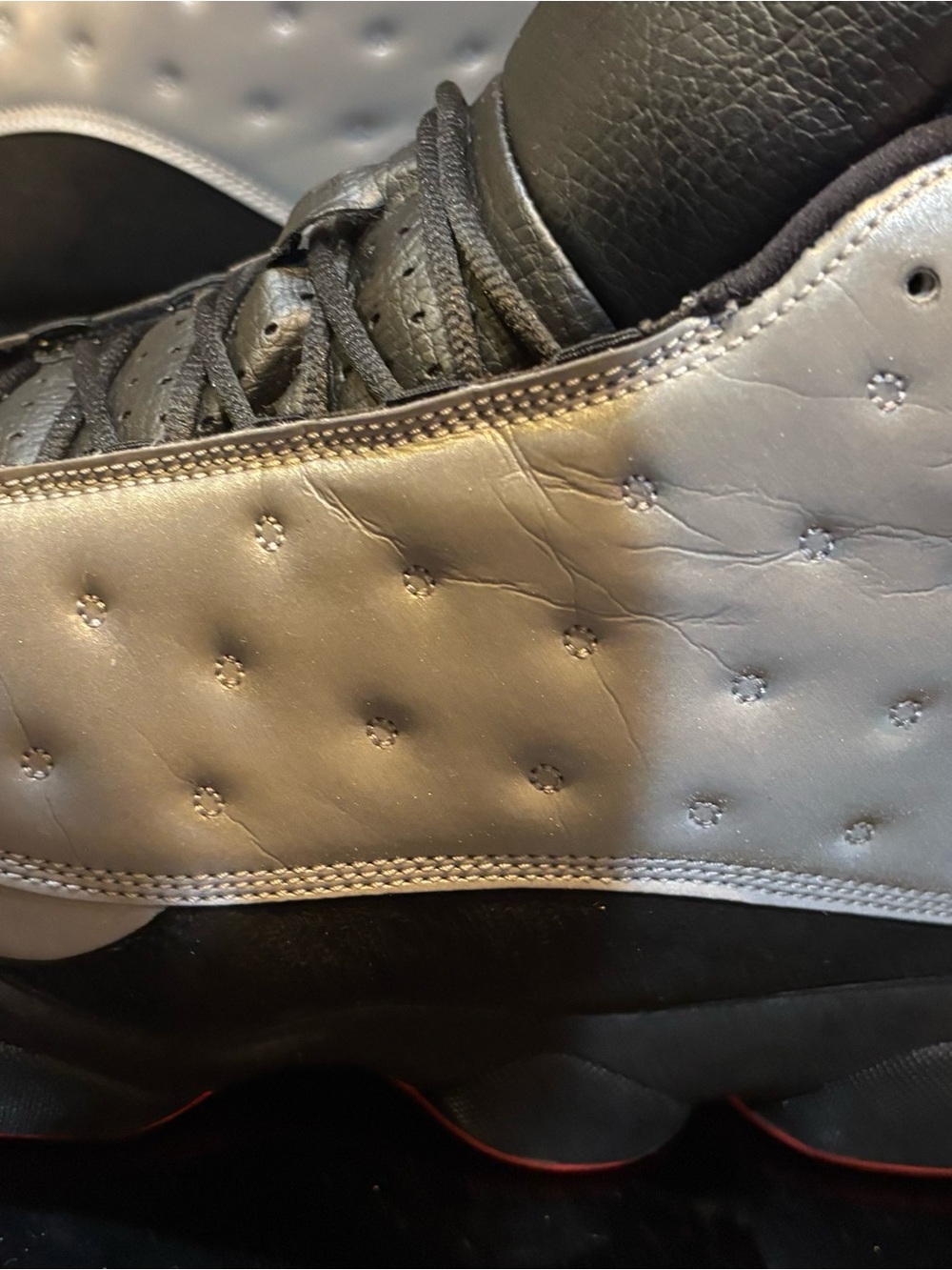 Nike Air Jordan 13 Retro Reflective Silver Infrared 23 696298-023 Size 11.5 - Picture 8 of 14